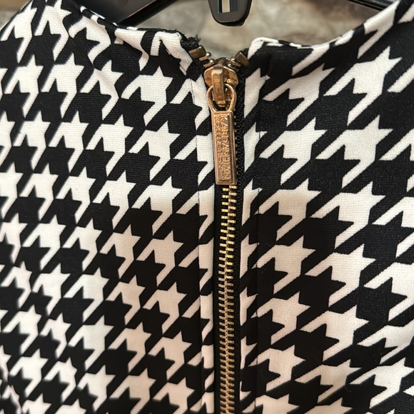 Kardashian collection sleeveless career houndstooth print dress Xs - Picture 3 of 9